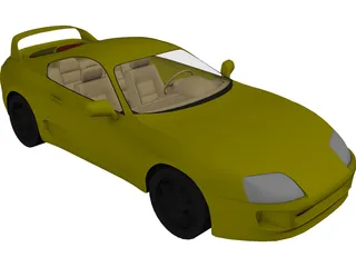 Toyota Supra (1994) 3D Model preview