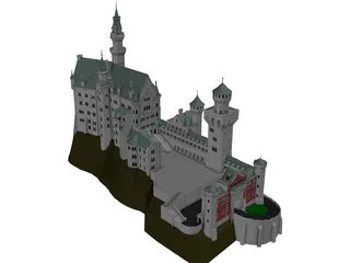 Neuschwanstein 3D Model preview