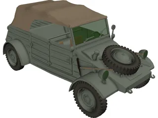 Kubelwagen 3D Model preview