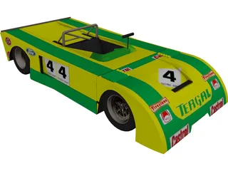 Chevron B23 3D Model preview