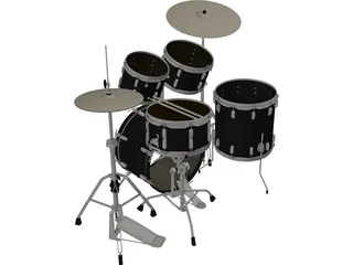 Ludwig Drum 3D Model preview