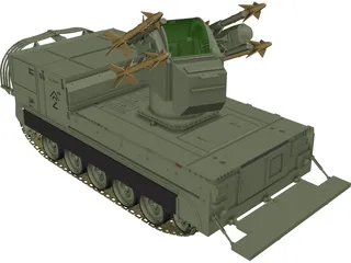 M730ai Chaparral 3D Model preview