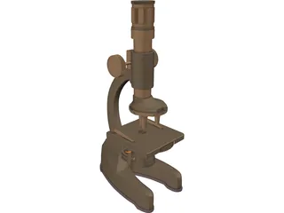 Microscope 3D Model preview