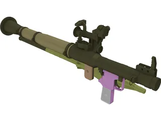 RPG7 3D Model preview