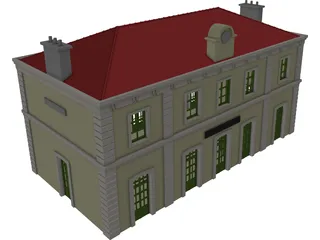 Station Saint Julien 3D Model preview