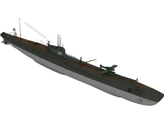 Submarine First Class 3D Model preview