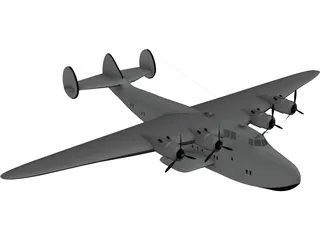 Boeing 314 Clipper 3D Model preview