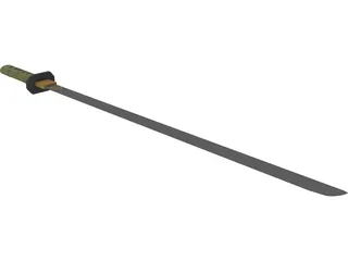 Katana 3D Model preview