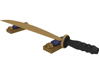 Sword Arabia 3D Model preview