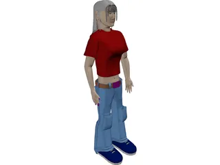 Boy 3D Model preview