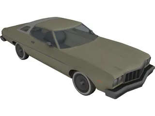 Ford Turino 3D Model preview