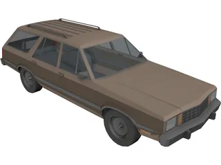 Ford Fairmont 3D Model preview