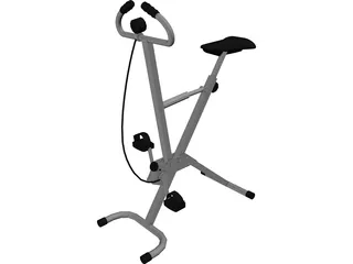 Exercise Cycle 3D Model preview