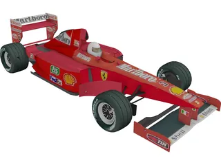 Ferrari F1 3D Model preview