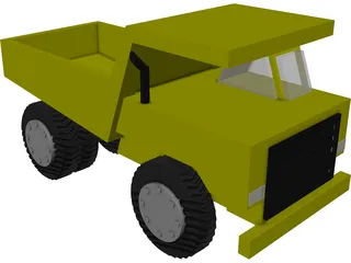 Mining Dump Truck 3D Model preview