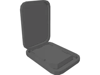 Secure Digital Memory Card 3D Model preview