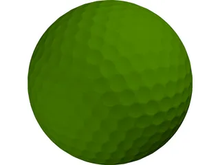 Golf Ball 3D Model preview