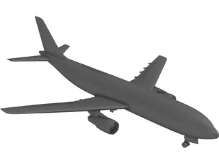 Airbus 3D Model preview