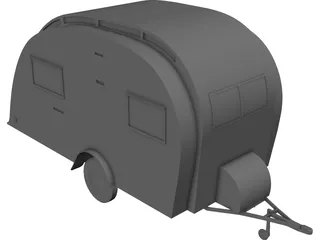Carlight Caravan 3D Model preview