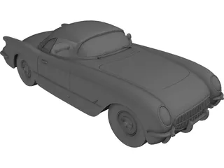 Chevrolet Corvette 454 3D Model preview