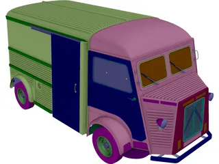 Citroen Le Type H 3D Model preview