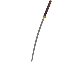 Katana 3D Model preview