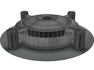Factory 3D Model preview
