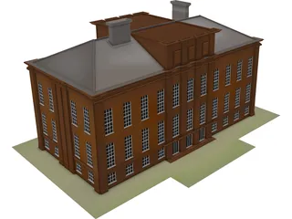 Old House 3D Model preview