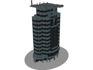 Small Tower 3D Model preview
