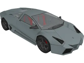 Lamborghini Reventon 3D Model preview