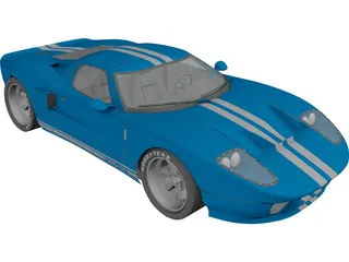 Ford GT40 3D Model preview