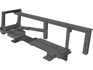 Power Hacksaw 3D Model preview