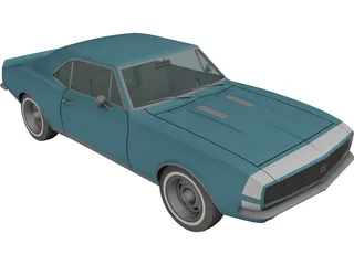 Chevrolet Camaro SS (1967) 3D Model preview