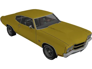 Chevrolet Chevelle SS 3D Model preview