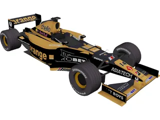F1 Arrows 2001 3D Model preview