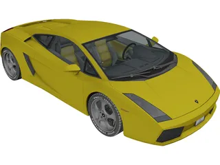 Lamborghini Gallardo 3D Model preview