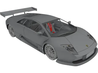 Lamborghini Murcielago R GT 3D Model preview