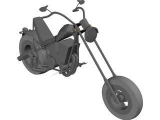Chopper 3D Model preview
