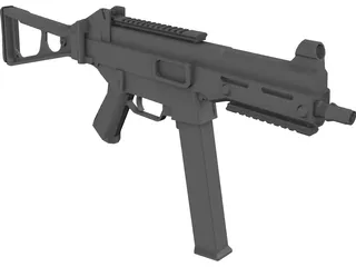 Heckler&Koch UMP 3D Model preview