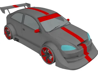 Opel [Tuned] 3D Model preview