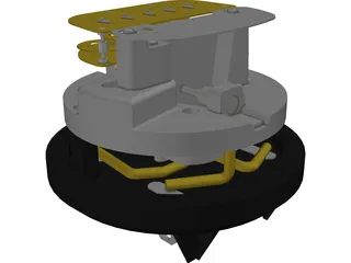 Kilowatt-Hour Meter 3D Model preview