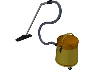 Vacuum Cleaner 3D Model preview