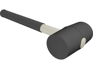 Rubber Mallet 3D Model preview