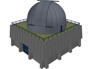 Observatory 3D Model preview