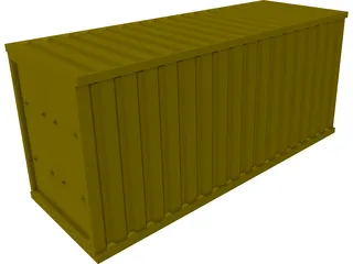 Container 3D Model preview