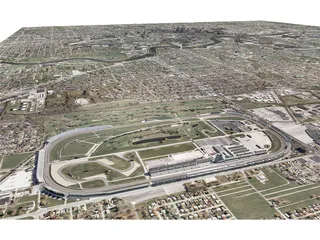Indianapolis City 3D Model preview