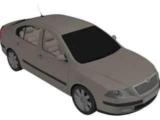 Skoda Octavia (2005) 3D Model preview