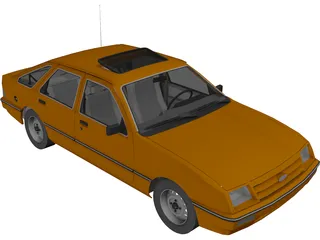 Ford Sierra 3D Model preview