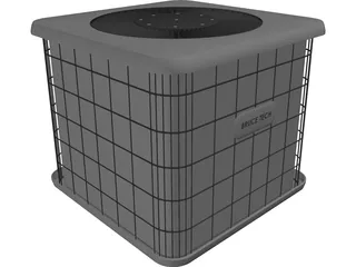 Air Conditioner 3D Model preview
