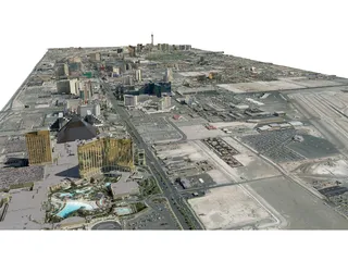 Las Vegas City 3D Model preview